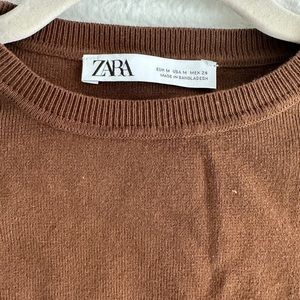 Brown crop top